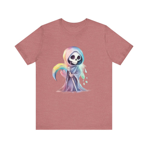 Cute Colorful Reaper - Short Sleeve Tee
